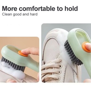 Multifunctional Cleaning Brush | Automatic Liquid Adding | Durable & Portable | Household & Laundry Brush